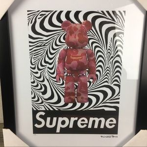 Supreme Fairchild x Camo KAWS Wall Art Bearbrick
